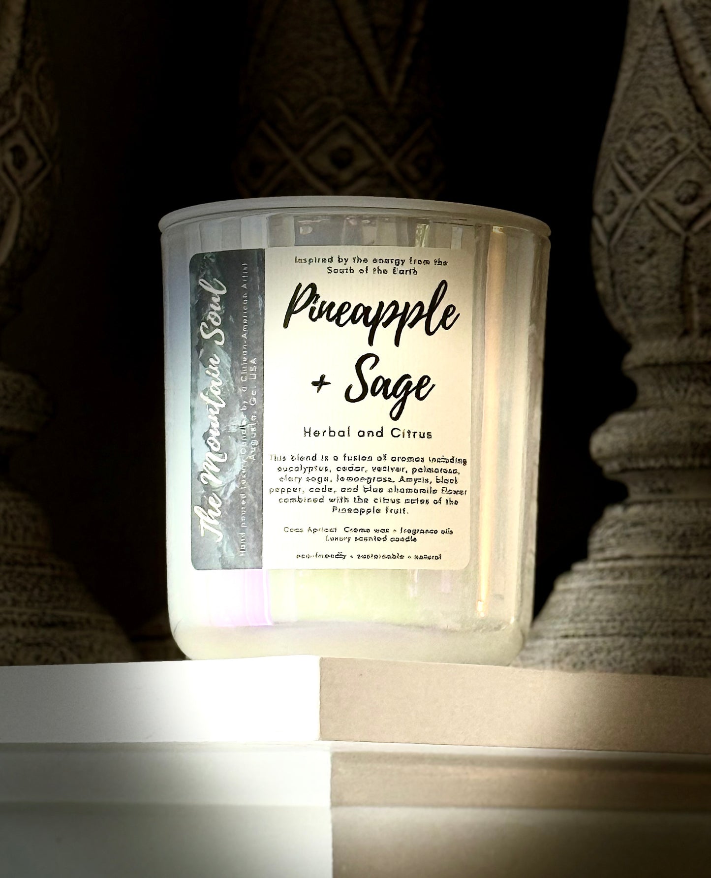 12oz Luxury Vessel Pineapple + Sage