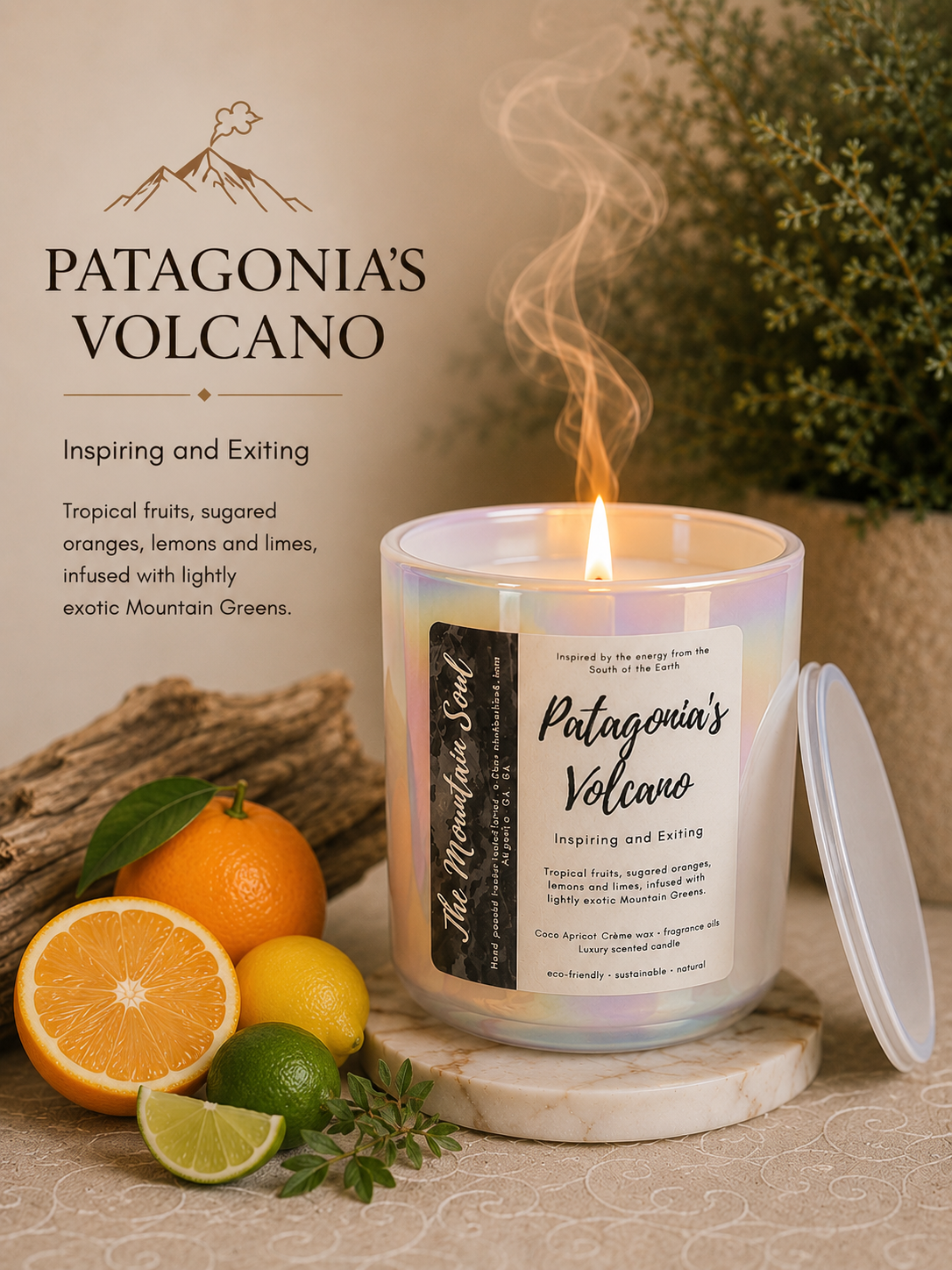 12 oz Luxury Vessel Patagonia's Volcano