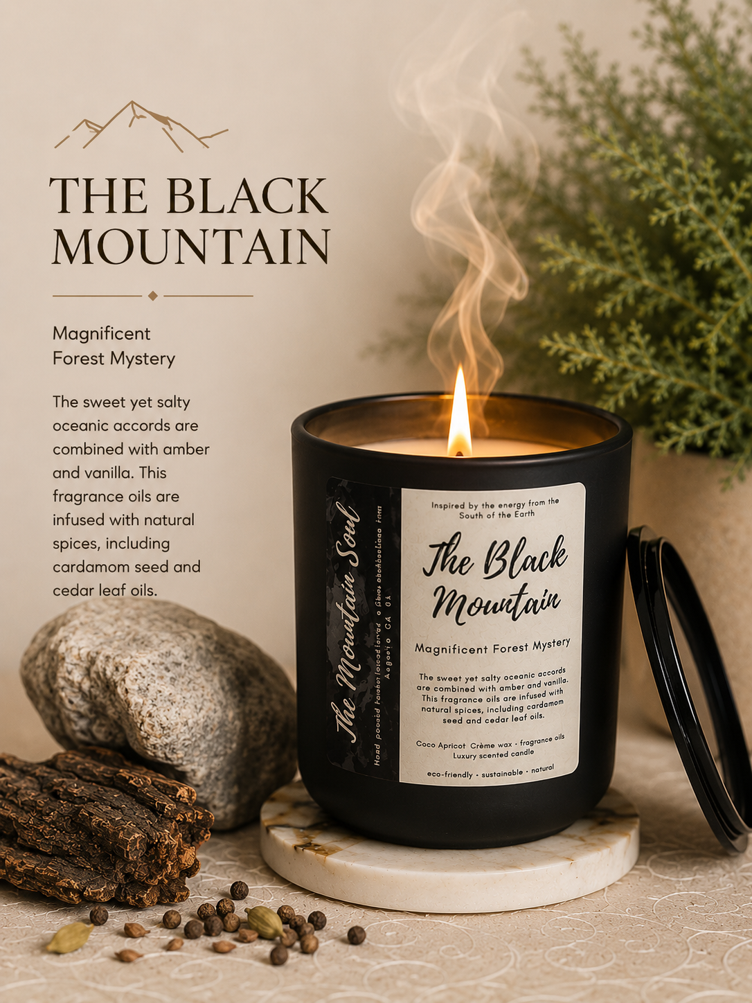 12 oz Luxury Vessel The Black Mountain