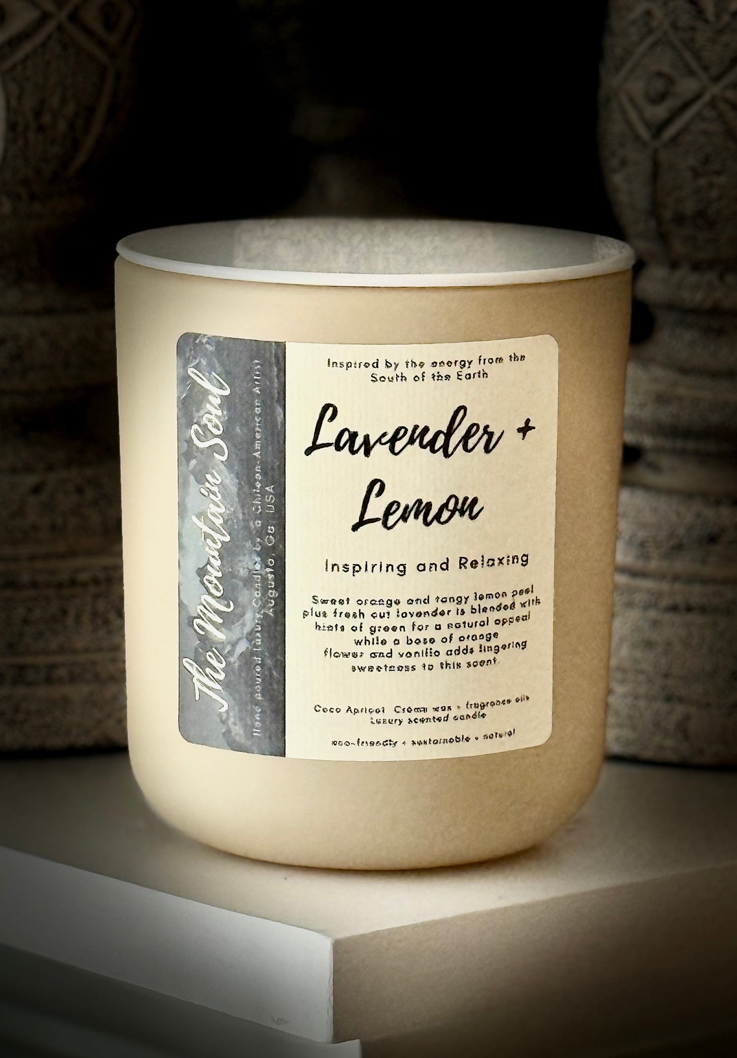 12oz Luxury Vessel Lavender + Lemon