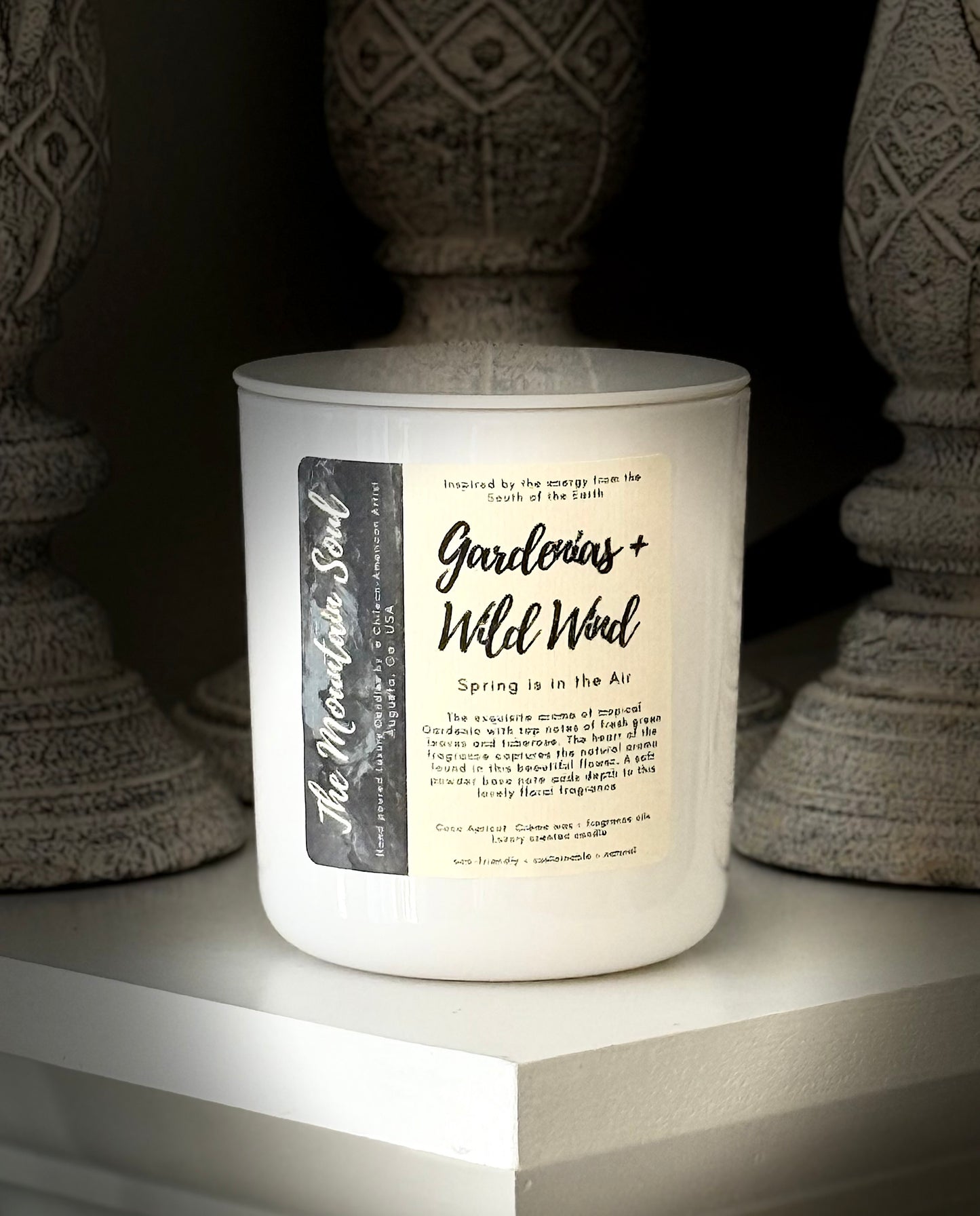 12oz Luxury Vessel Gardenias + Wild Wind