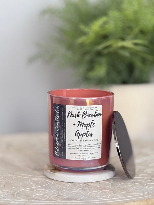 12oz Luxury Vessel Dark Bourbon + Maple Apples