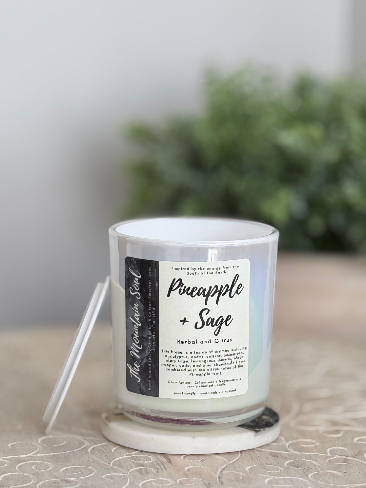 12oz Luxury Vessel Pineapple + Sage