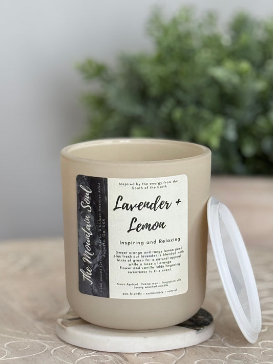 12oz Luxury Vessel Lavender + Lemon