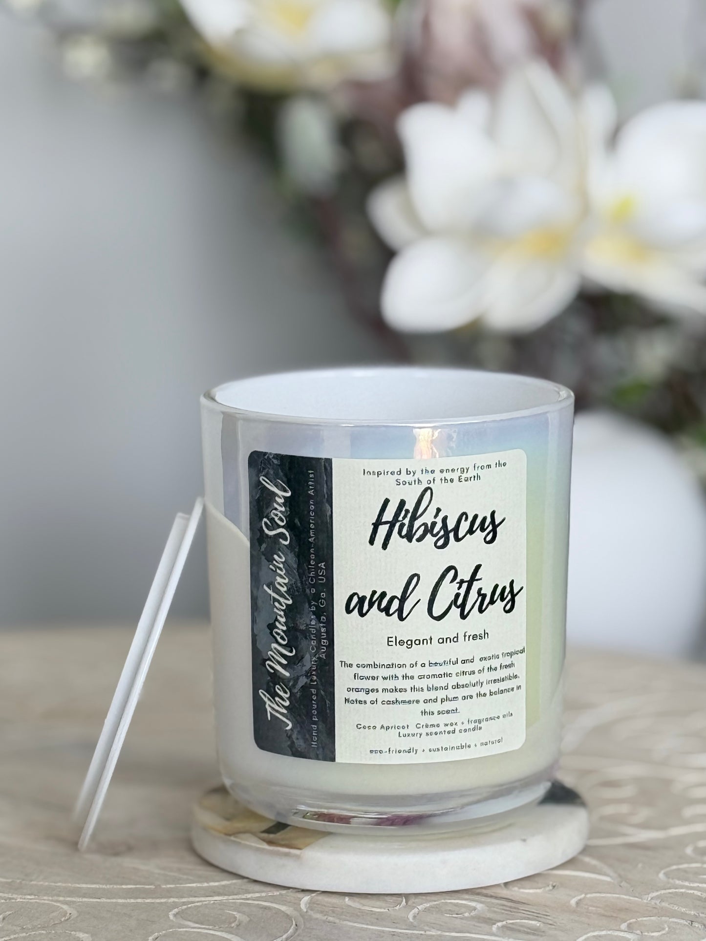 12oz Luxury Vessel Hibiscus and Citrus