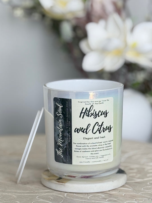 12oz Luxury Vessel Hibiscus and Citrus