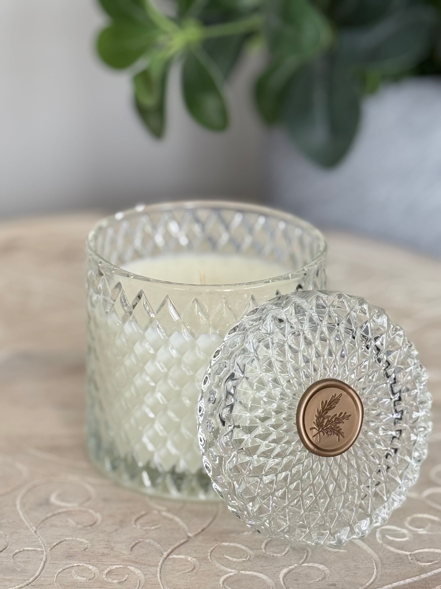 Large Luxury Crystal Vessel - 15 oz