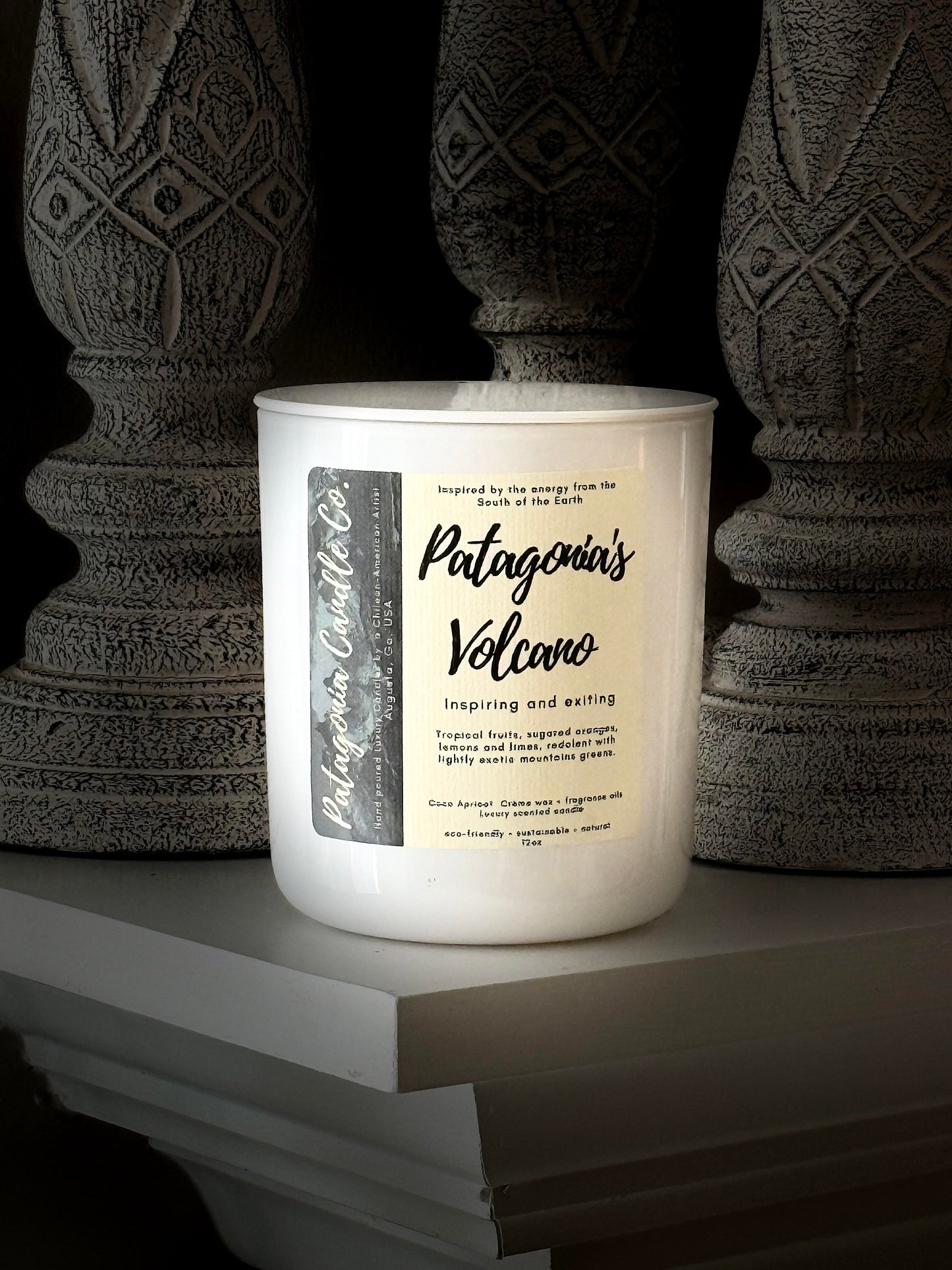 12 oz Luxury Vessel Patagonia's Volcano